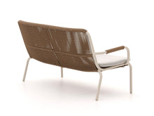 Load image into Gallery viewer, Back angle of 2-seater sofa in Chelsea rope set