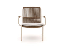 Load image into Gallery viewer, Chelsea single-seater lounge chair with handwoven rope – Outdoor Studio