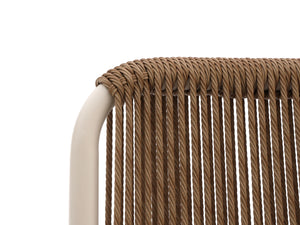 Close-up of rope weave and cushion fabric – Chelsea outdoor set