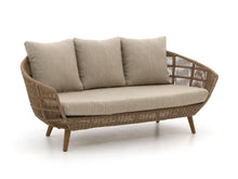 Load image into Gallery viewer, Front view of Mayfair 3-seater rope sofa with weatherproof cushions – Outdoor Studio