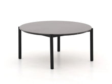 Load image into Gallery viewer, Round matte black outdoor coffee table – part of Elara Grande collection 