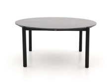 Load image into Gallery viewer, Round matte black outdoor coffee table – part of Elara Grande collection